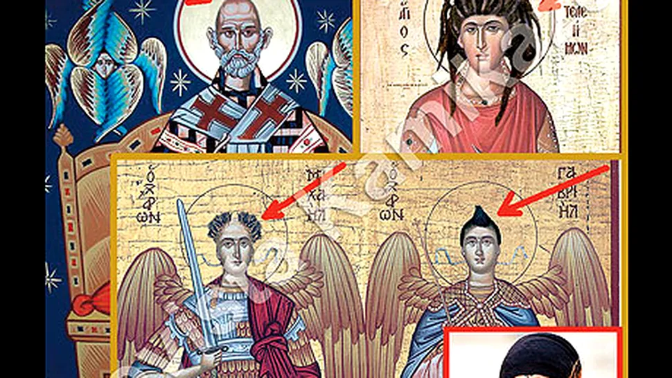 O moasa comunala din Vaslui tunde sfintii de pe pictura bisericii cu puterea mintii!