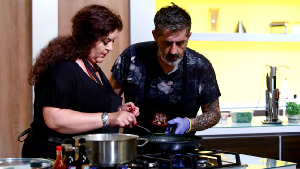 Un Italian şi soţia sa româncă îşi declară război culinar la „Chefi la cuţite”