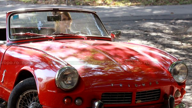 Sophia la filmarile clipului 