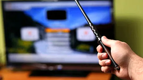 Telecomanda TV a fost înlocuită cu un băț