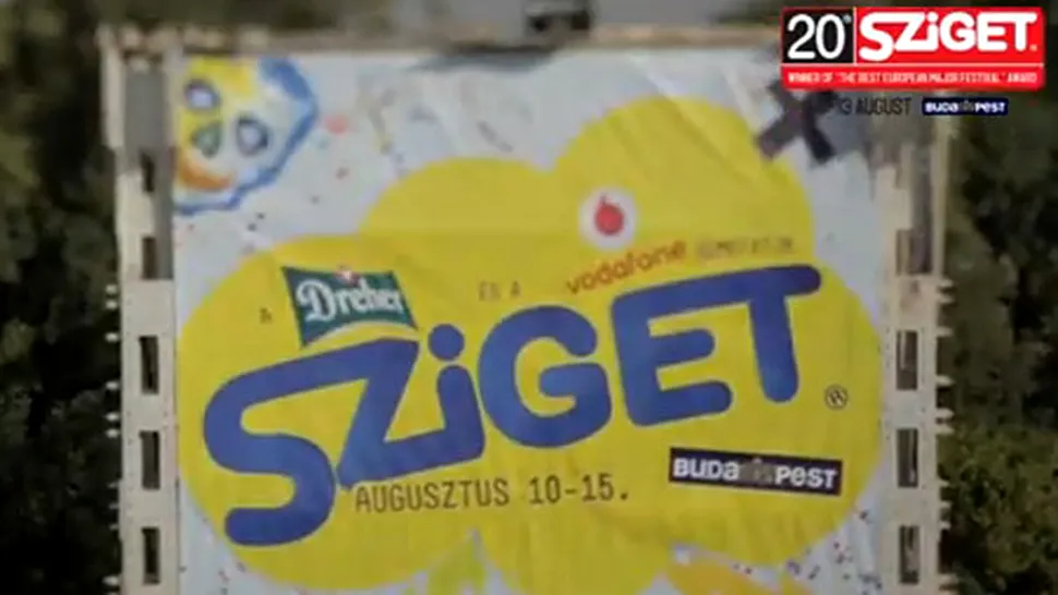 Sziget Festival 2012 va fi transmis live pe YouTube