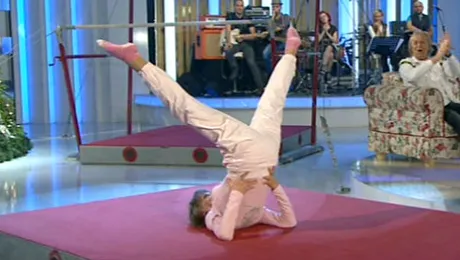 Marina Voica a făcut “lumânarea” în direct la TV!