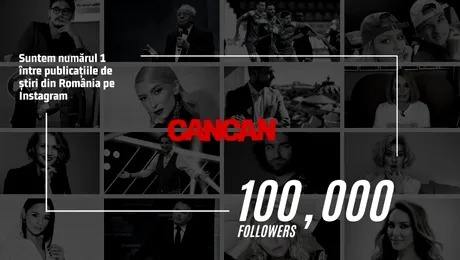 CANCAN, numărul 1 pe Instagram între publicaţiile din România