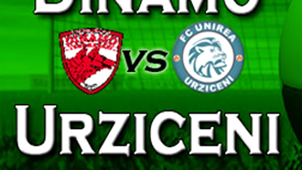 Dinamo - Unirea Urziceni: 2-1