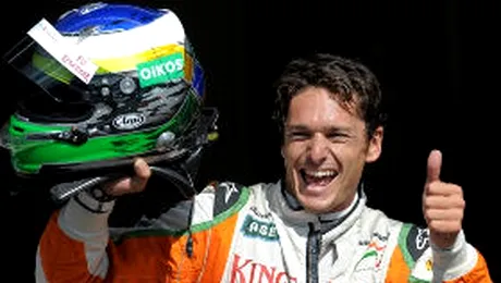 Giancarlo Fisichella, pole-position in MP al Belgiei