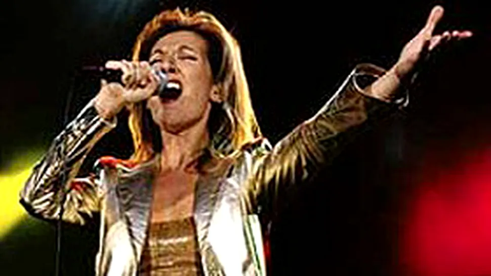 Celine Dion canta bine, dar copiaza prost