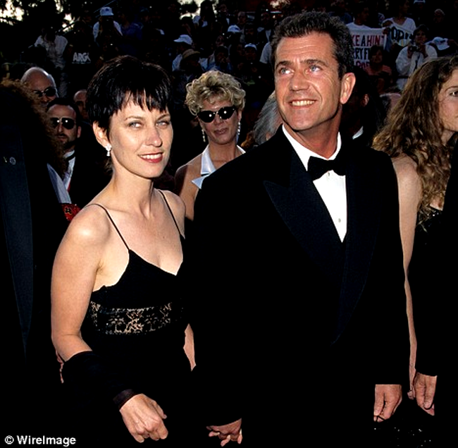 Mel Gibson si Robyn, fosta sotie