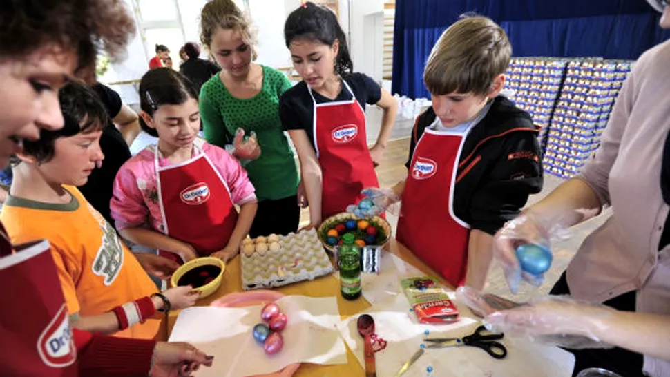 De Paşte, Dr. Oetker a adus bunătăţi şi bucurie în Satele Copiilor