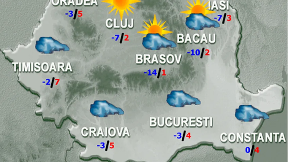 Vremea Apropo.ro în week-end: Se încălzește ușor, dar tot nu scăpăm de precipitații