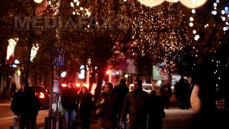 In Bucuresti au fost aprinse luminitele de sarbatori