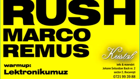 Mergi in Kristal Glam Club, la DJ Rush?
