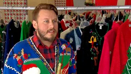 Puloverele nedorite de Crăciun adunate într-un magazin unicat