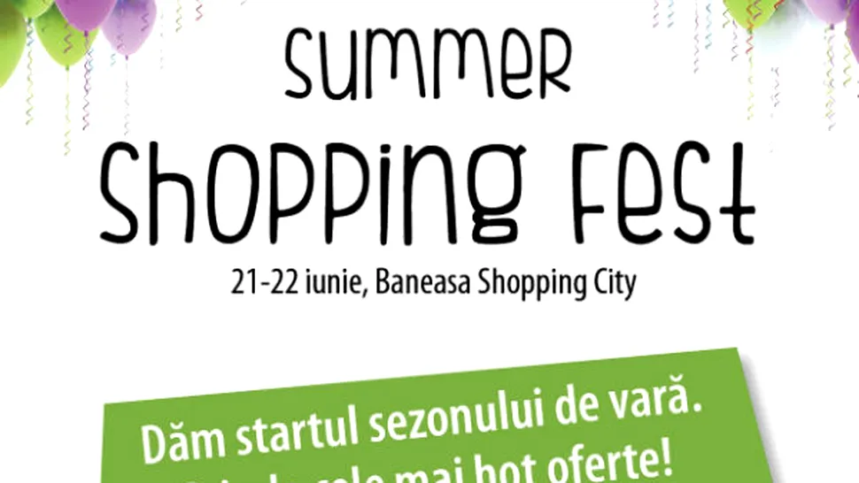 The ONE dă startul sezonului de vară cu cele mai hot oferte, în cadrul Summer Shopping Fest