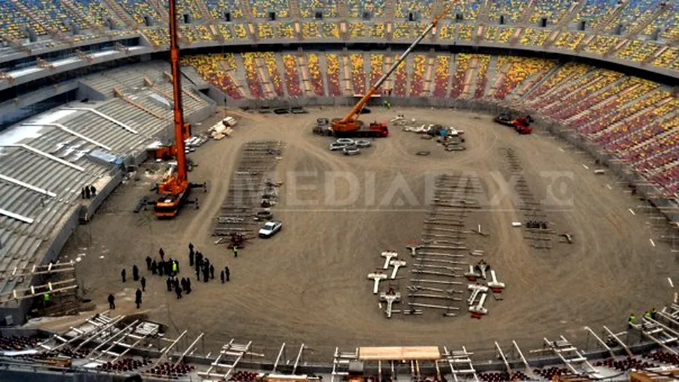 Duminica poti vedea cum arata noul Stadion National - intrarea libera!