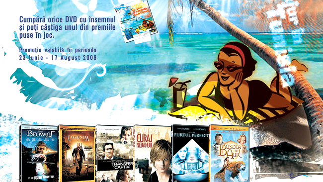 Vacanta ca in filme, cu un simplu DVD!