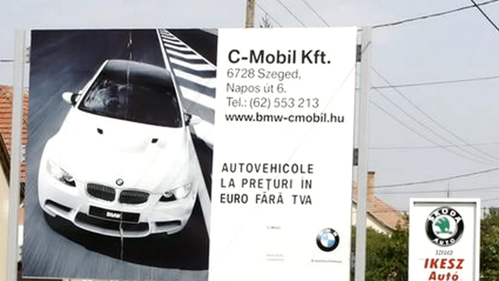 Dealerii auto din Ungaria atrag clientii din Romania