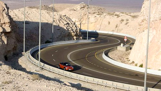 The Jebel Hafeet Mountain Road
