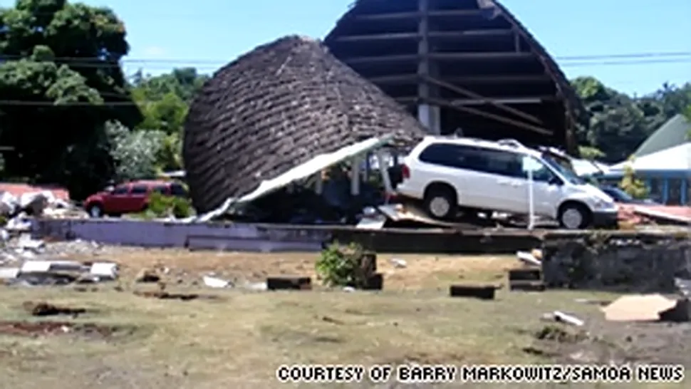 Cutremur devastator urmat de tsunami in Samoa