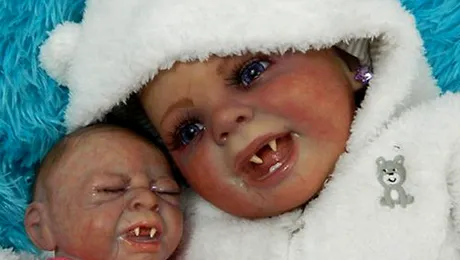 Bebeluși vampiri, ultimul trend în materie de păpuși (Galerie foto)