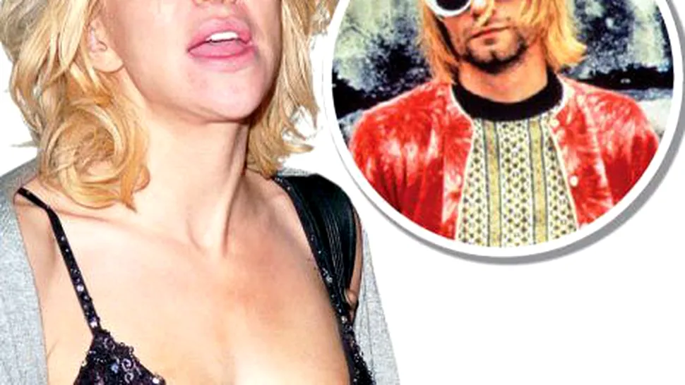Courtney Love a tras cenusa lui Kurt Cobain pe nas!