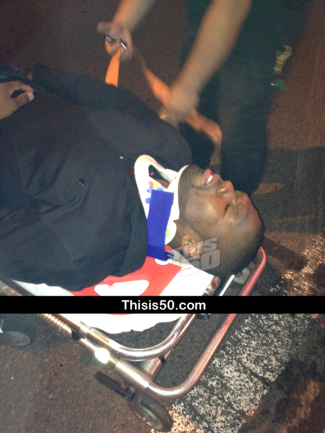 50 Cent accident