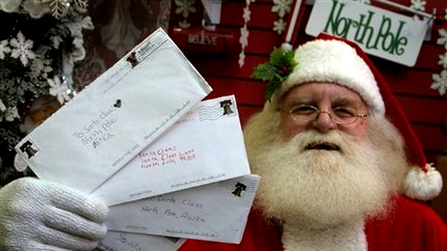 Moș Crăciun are propriul său cod poștal