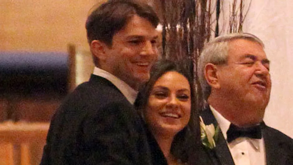Mila Kunis, logodită și însărcinată cu Ashton Kutcher