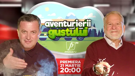 Dezbrăcatu’ și Chef Antonio Passarelli sunt „Aventurierii gustului” la Prima TV