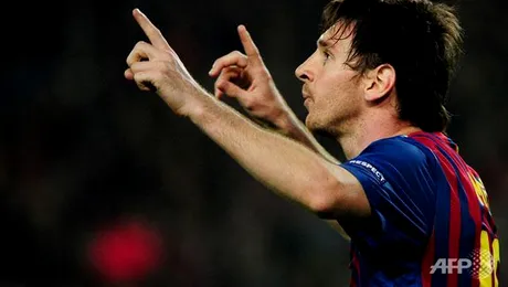 Messi, cel mai bun marcator într-un sezon de Liga Campionilor