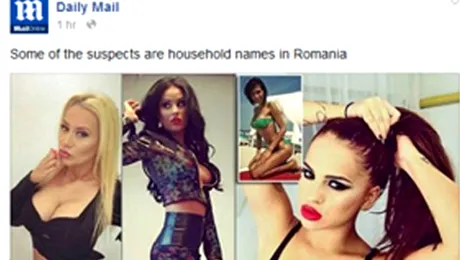 Prostituatele au ajuns în presa internaţională! Ce scrie Daily Mail  despre cel mai mediatizat dosar din showbiz