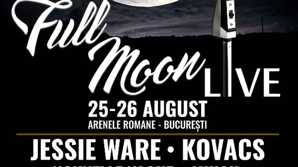 Jessie Ware, Kovacs, Nouvelle Vague, Mihail vin pe 25 – 26 august la Full Moon Live 2018