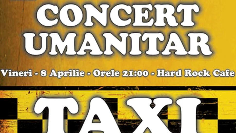 Concert umanitar, pentru un copil bolnav: Taxi si prietenii - Mihai Margineanu si Florin Chilian!