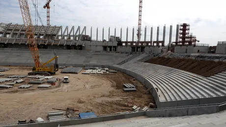 Vezi stadiul in care se afla lucrarile la noul Stadion National Lia Manoliu (Poze)