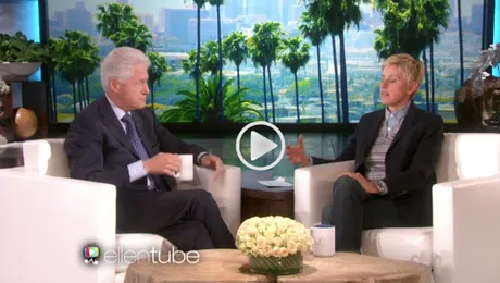 The Ellen Show: La ce seriale se uită fostul preşedinte american Bill Clinton? (video)