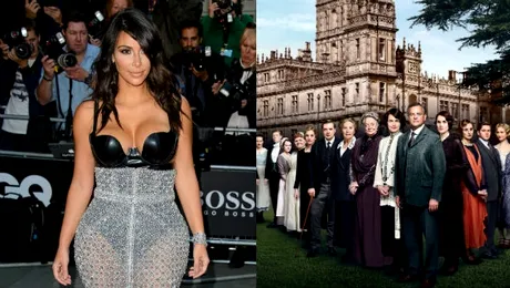 Kim Kardashian vrea un rol în “Downton Abbey”
