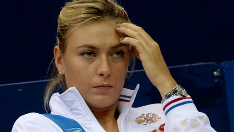 Maria Şarapova, suspendată după ce a picat testul antidoping