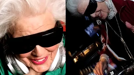 Bunicuta DJ incinge atmosfera in cluburi